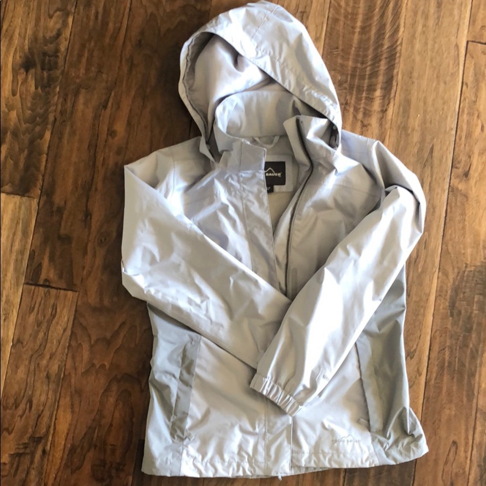 Two tone Eddie Bauer rain coat